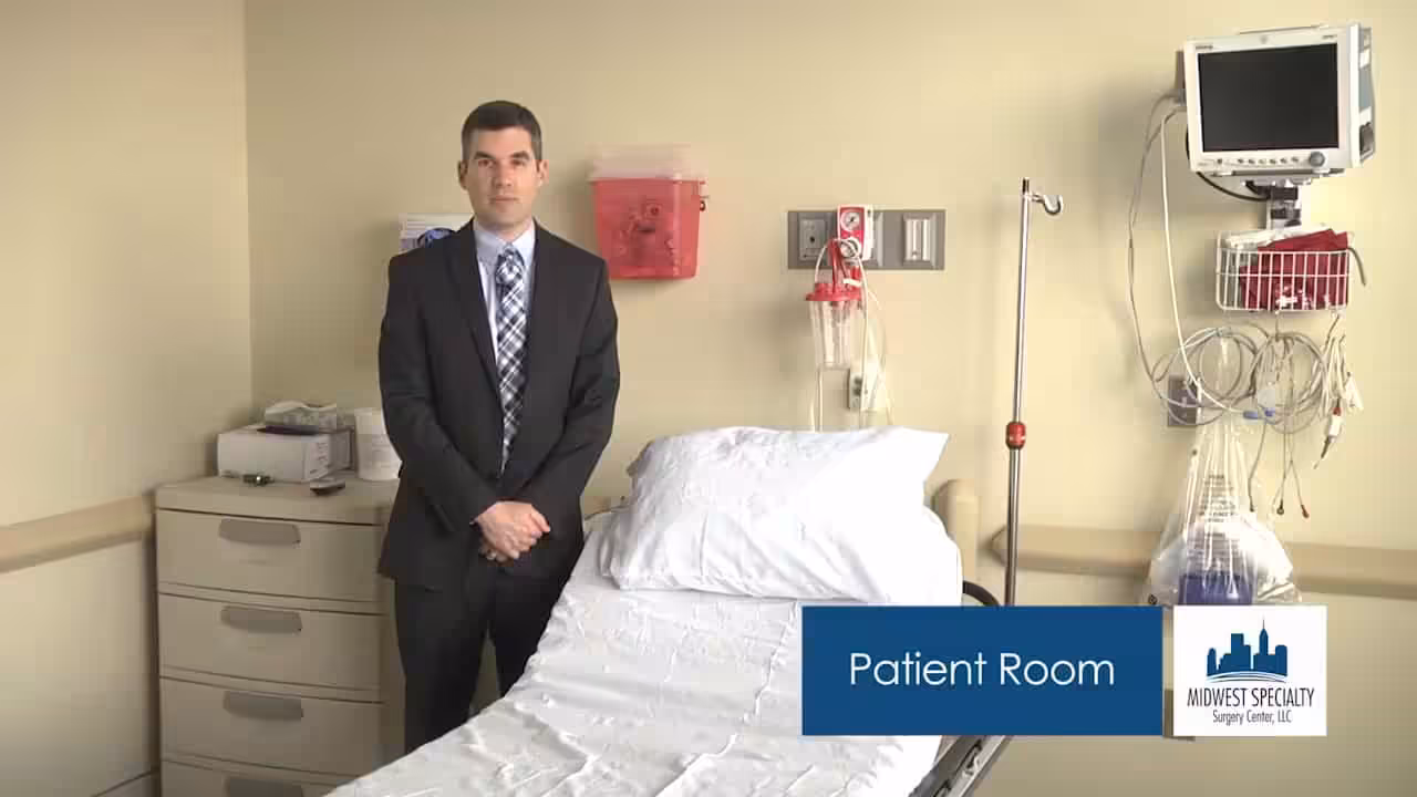 Placeholder for "Outpatient Surgery Process" video from MCJR